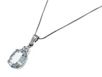 Collana Guerretta Gioielli Donna Collana  Acquamarina in Oro bianco Acquamarina 2.30 Ct GBAQ078 - GBAQ078